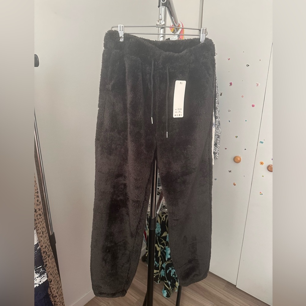 Cozy Black Fleece Pants